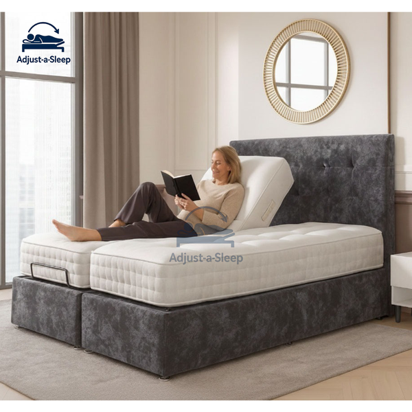 Oakridge TwinLift Adjustable Bed – Dual Motor Luxury Adjustable Bed for Back Support & Comfort | UK Premium Bed