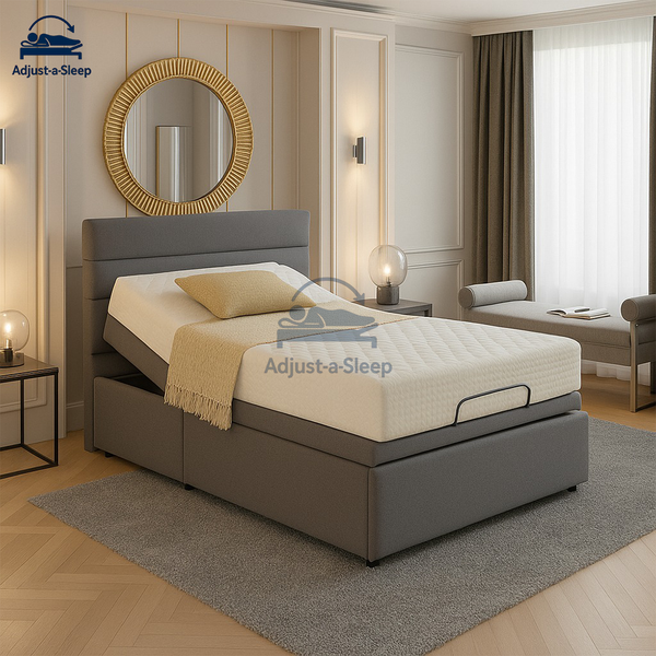 Silverpine Dual Adjustable Bed – Luxury Dual Motor Electric Bed for Comfort, Support & Wellness | UK Adjustable Bed