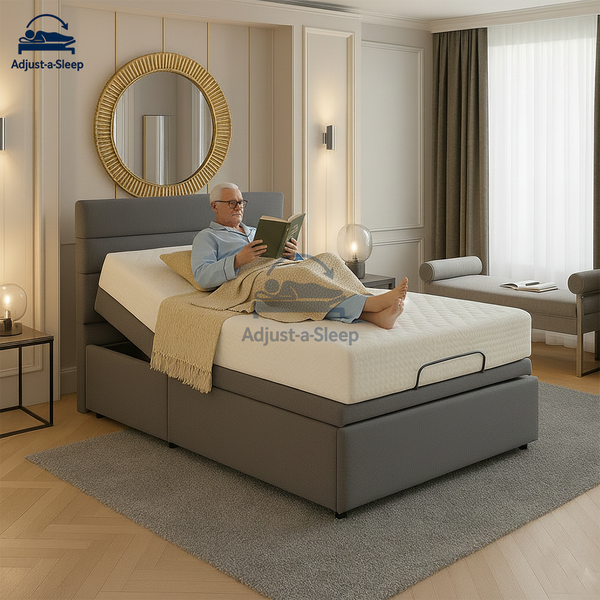 Silverpine Dual Adjustable Bed – Luxury Dual Motor Electric Bed for Comfort, Support & Wellness | UK Adjustable Bed