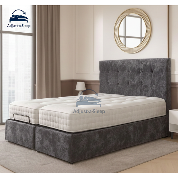 Oakridge TwinLift Adjustable Bed – Dual Motor Luxury Adjustable Bed for Back Support & Comfort | UK Premium Bed